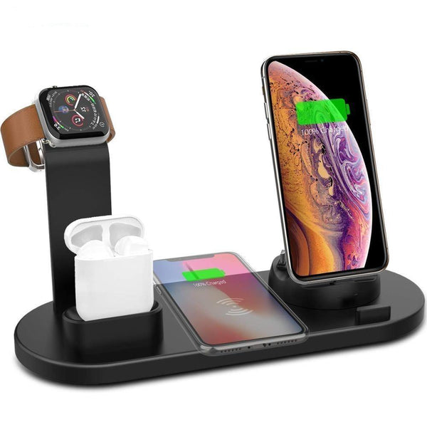 Universal 4 in 1 Wireless Charging Station - Charging Stations, In this section_Charging Stations, In this section_iphone Accessories, In this section_Wireless Chargers, iphone Accessories, Price_$25 - $50, Samsung Accessories, Wireless Chargers - Bargains Express