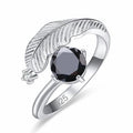 Feather Silver Plated Ring USA Bargains Express