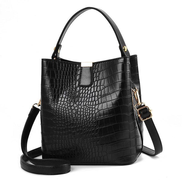 Retro Alligator Casual Handbag - In this section_Leather Bags, In this section_Shoulder Bags, Leather Bags, Price_$25 - $50, Shoulder Bags - Bargains Express