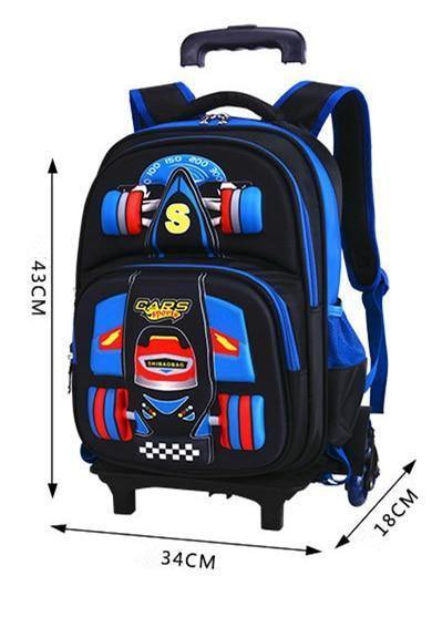 Kids Orthopedics Waterproof Travel Trolley Backpack - In this section_Trolley Backpacks, Price_$50 - $75, Trolley Backpacks - Bargains Express