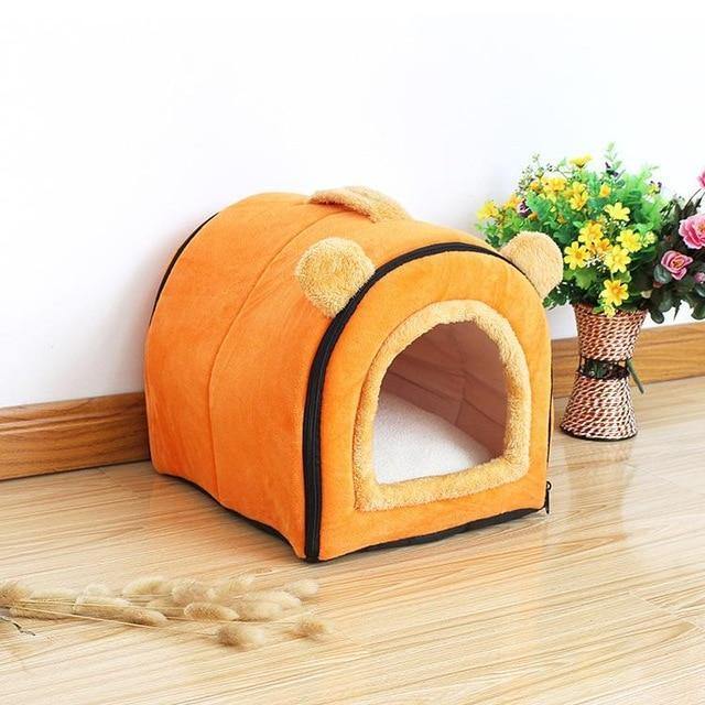 2 in 1 Comfy Bow Soft Nest Cat Cave/Bed USA Bargains Express