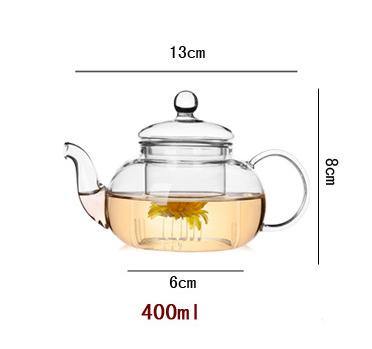 Heat Resistant Glass Teapot with Infuser USA Bargains Express