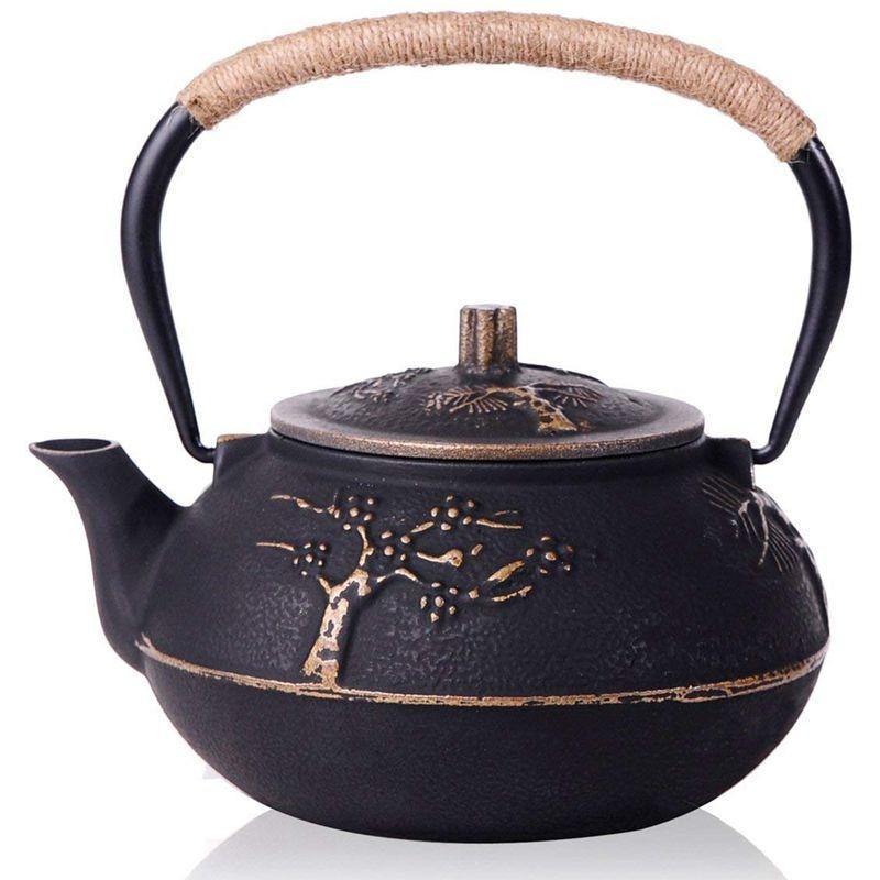 900ml Japanese Cast Iron Teapot Kettle USA Bargains Express