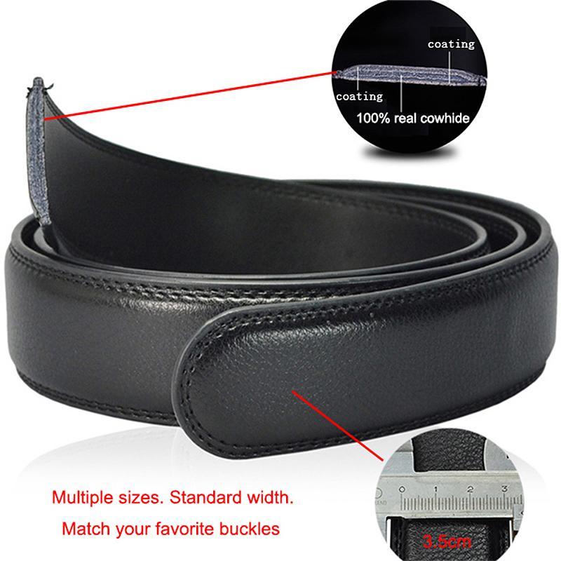 Men's Genuine Leather Adjustable Casual Belt USA Bargains Express