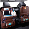 Leather Car Seat Organizer With Foldable Table USA Bargains Express