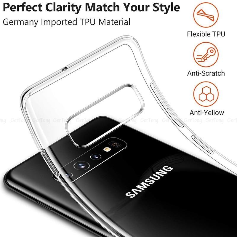 Luxury Ultra Thin Transparent TPU Case For Samsung S10/Plus/S10E USA Bargains Express