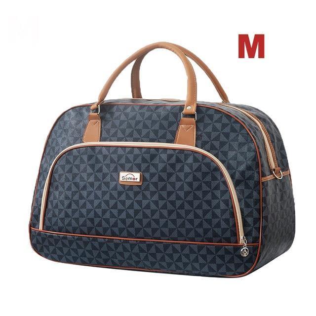 PU Leather Waterproof Travel Duffle Bag - Duffle Bags, In this section_Duffle Bags, Price_$25 - $50 - Bargains Express