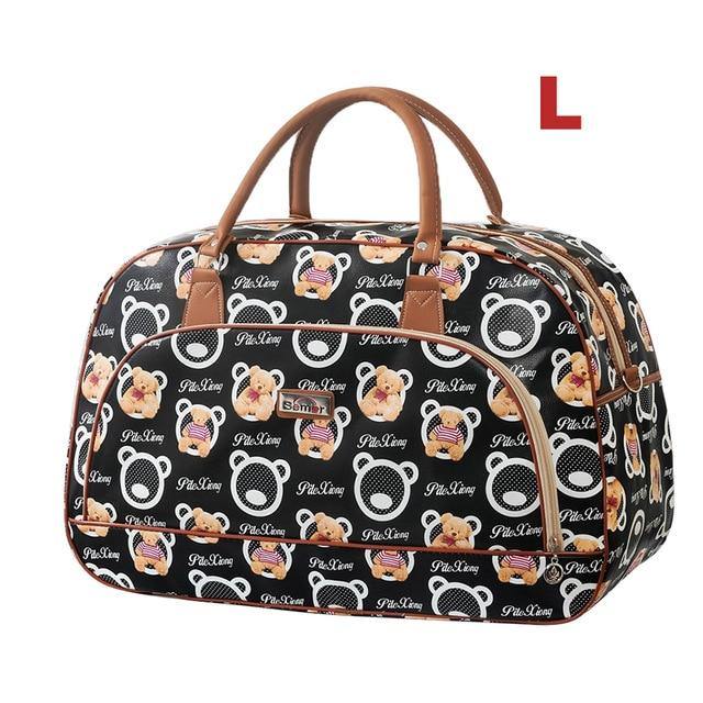 PU Leather Waterproof Travel Duffle Bag - Duffle Bags, In this section_Duffle Bags, Price_$25 - $50 - Bargains Express