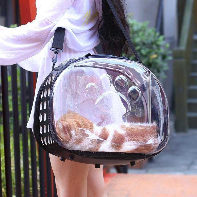 Breathable Transparent Cat Carrier USA Bargains Express