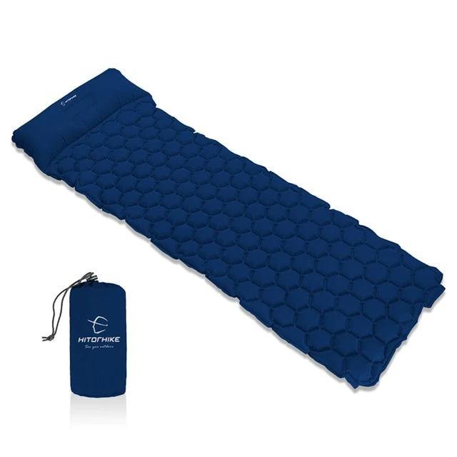 Camping Inflatable Sleeping Mat With Pillow USA Bargains Express