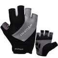 Velcro Shockproof Half Finger Unisex Cycling Gloves USA Bargains Express