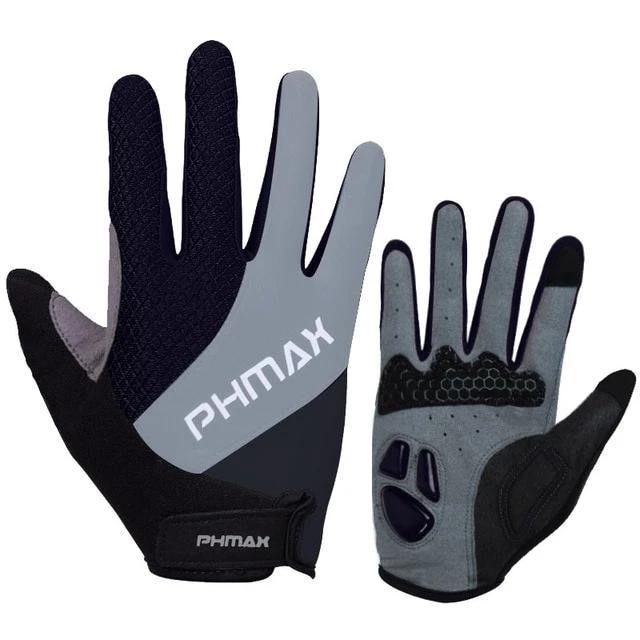 Velcro Shockproof Full Finger Unisex Cycling Gloves USA Bargains Express