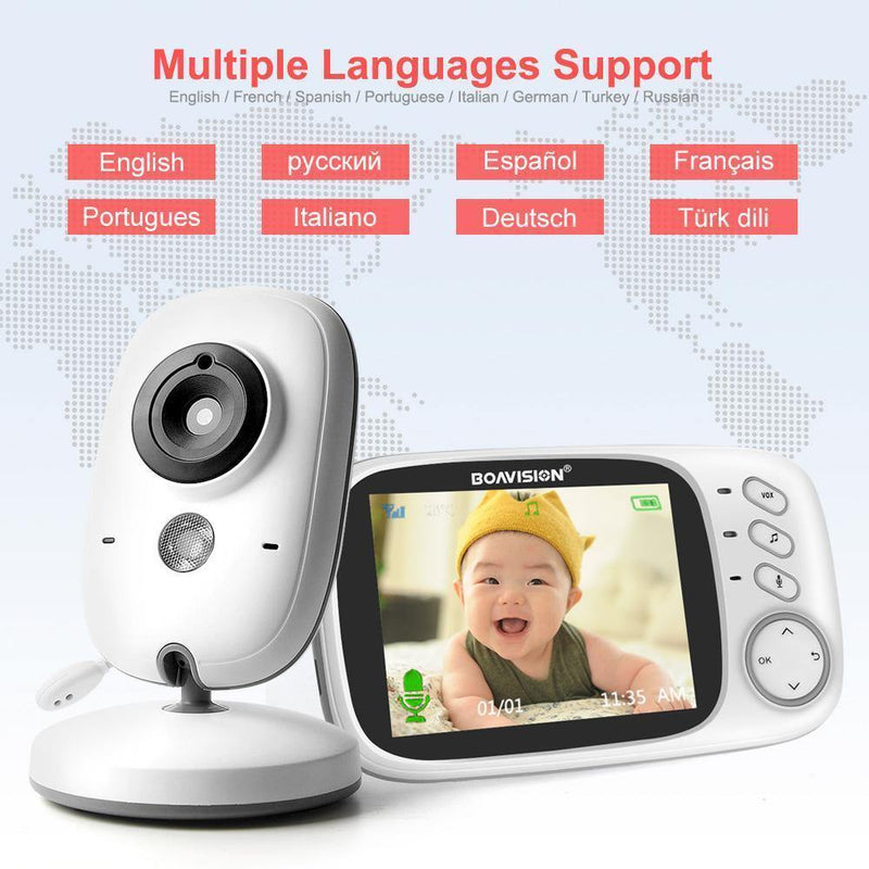 VB603 Wireless 3.2 Inch 2-Way Audio Night Vision Video Baby Monitor - In this section_Wireless Baby Monitors, Price_$75 - $100, Price_above $100, Wireless baby Monitors - Bargains Express