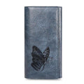 Butterfly Genuine Leather Wallet - Genuine Leather, In this section_Genuine Leather, In this section_Women's Wallets, Price_$25 - $50, Women's Wallets - Bargains Express