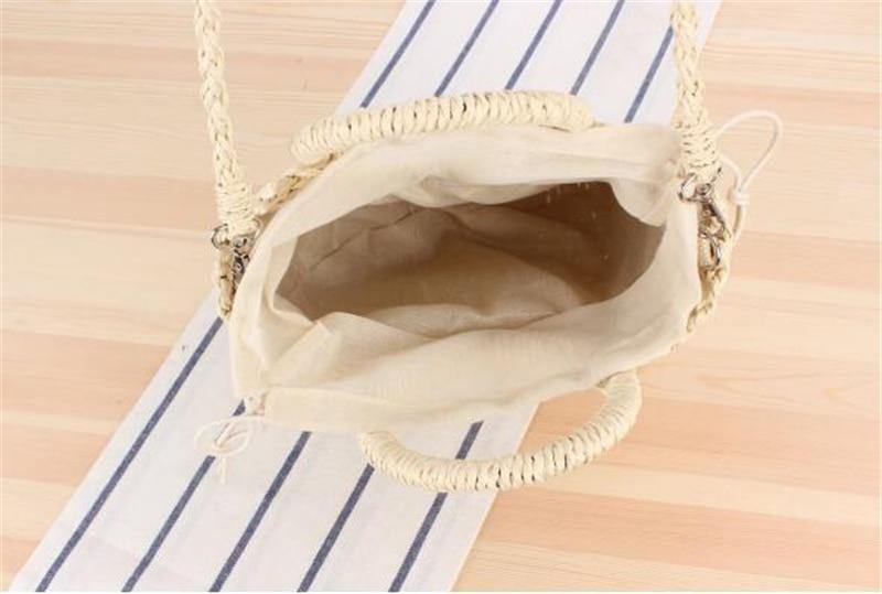 Handmade Bohemian Half-Moon Straw Shoulder Bag - Cross Body Bags, In this section_Cross Body bags, In this section_Shoulder Bags, Price_$25 - $50, Shoulder Bags - Bargains Express
