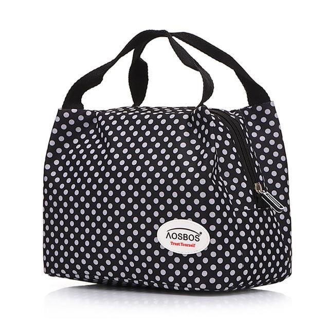 Fashion Canvas Insulated Lunch Bag - In this section_Lunch Bags, Lunch Bags, Price_$0 - $25 - Bargains Express