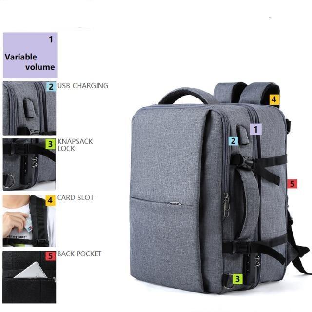 Anti-Theft Business Backpacks - Business Backpacks, In this section_Business Backpacks, In this section_USB Charging Backpacks, Price_$50 - $75, USB Charging Backpacks - Bargains Express