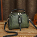 Shell Stone Leather Shoulder Bag - Cross Body Bags, In this section_Cross Body Bags, In this section_Leather Bags, In this section_Shoulder Bagss, Leather Bags, Price_$25 - $50, Shoulder Bags - Bargains Express