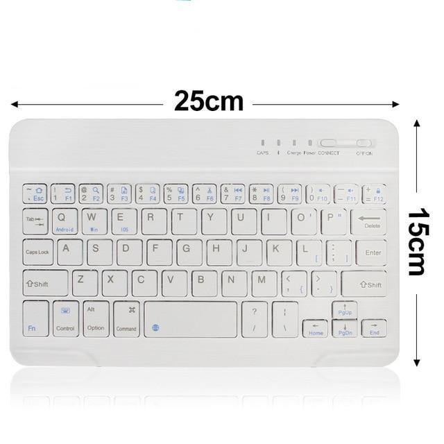 Mini Rechargeable Wireless Bluetooth Keyboard - In this section_Wireless Keyboards, Price_$25 - $50, Wireless Keyboards - Bargains Express