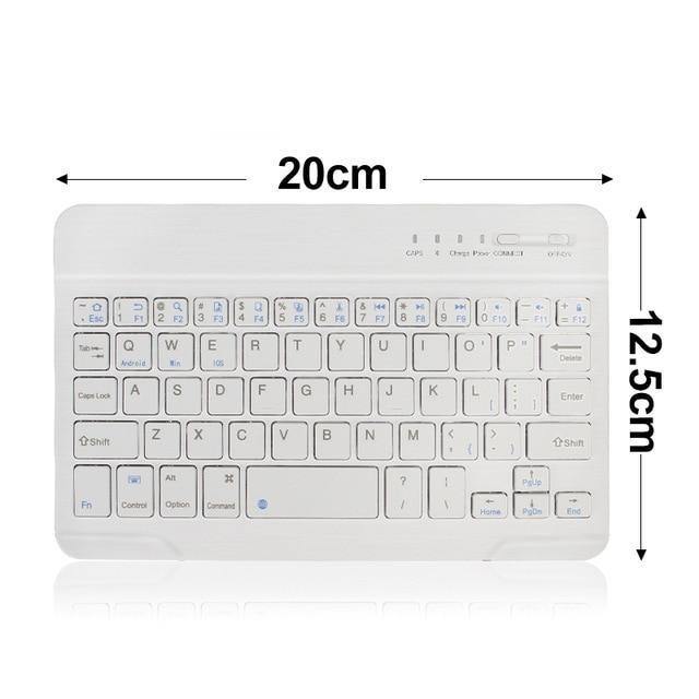 Mini Rechargeable Wireless Bluetooth Keyboard - In this section_Wireless Keyboards, Price_$25 - $50, Wireless Keyboards - Bargains Express