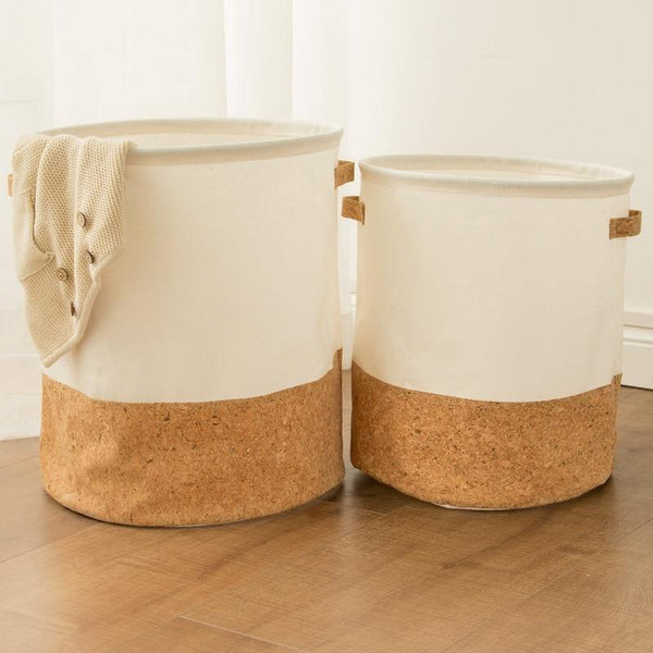 Linen Laundry / Storage Basket - In this section_Laundry Baskets, In this section_Storage Baskets, Laundry Baskets, Price_$25 - $50, Storage Baskets - Bargains Express