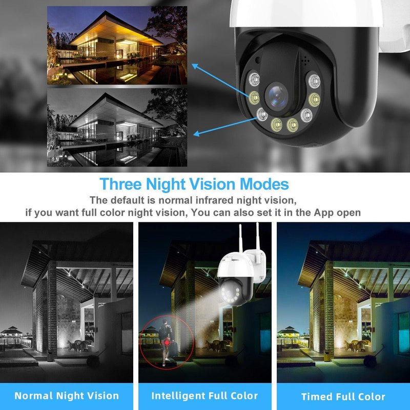 PTZ Weather Proof Outdoor 4X Digital Zoom WIFI IP Camera - In this section_IP Cameras, IP Cameras, Price_$50 - $75 - Bargains Express