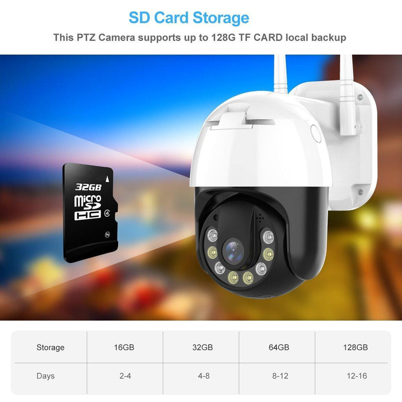 PTZ Weather Proof Outdoor 4X Digital Zoom WIFI IP Camera - In this section_IP Cameras, IP Cameras, Price_$50 - $75 - Bargains Express