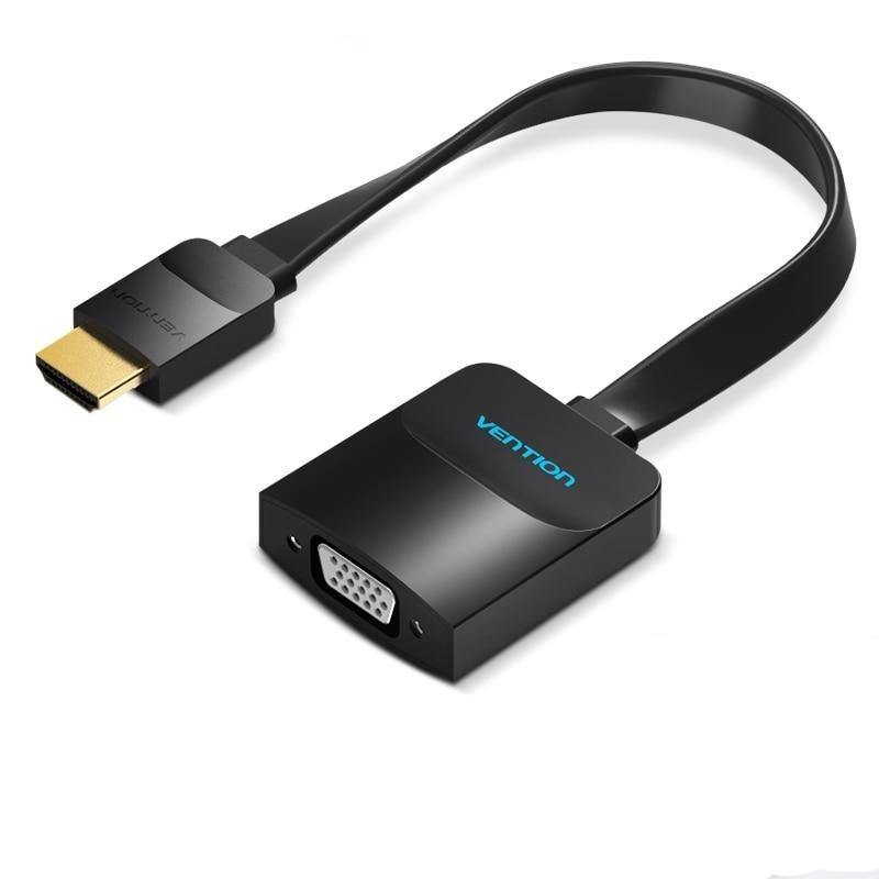 Flat Cable VGA To HDMI Adapter - In this section_VGA to HDMI Adapters, Price_$0 - $25, VGA To HDMI Adapters - Bargains Express