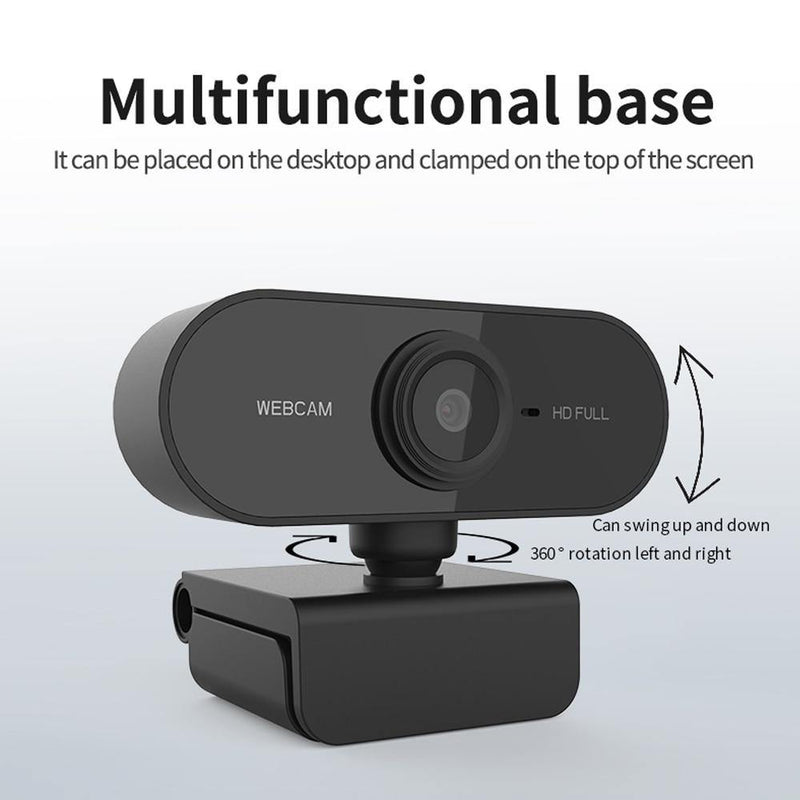 1080P Full HD Web Camera With Built-in Microphone - In this section_Webcams, Price_$25 - $50, Webcams - Bargains Express