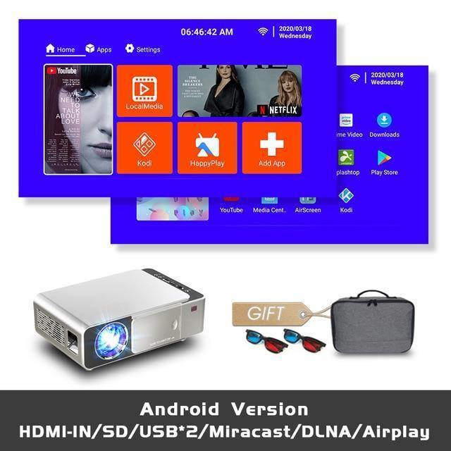 ALSTON T6 1080p LED HDMI/USB Home Cinema Projector - __d:7-15, Home Cinema Projectors, In this section_Home Cinema Projectors, Price_above $100 - Bargains Express