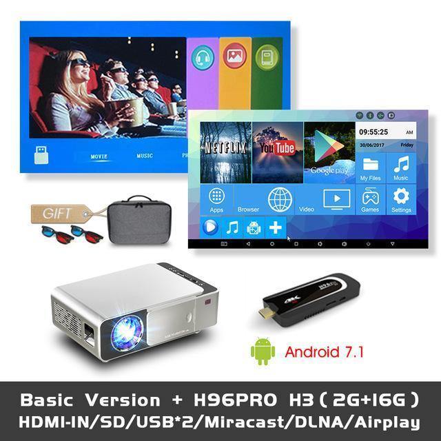 ALSTON T6 1080p LED HDMI/USB Home Cinema Projector - __d:7-15, Home Cinema Projectors, In this section_Home Cinema Projectors, Price_above $100 - Bargains Express