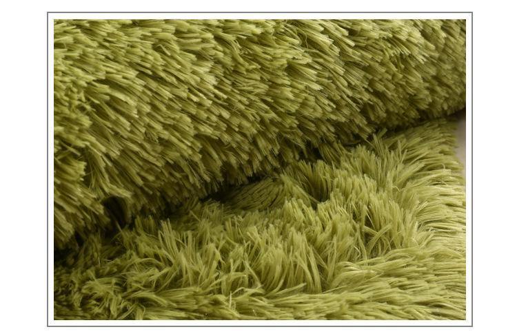 Silk Hair Plush Non-Slip Rug - In this section_Rugs & Carpets, Price_$75 - $100, Price_above $100, Rugs & Carpets - Bargains Express