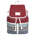 Retro Canvas Student Backpack USA Bargains Express