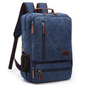 Vintage Canvas Zipper Student Backpack USA Bargains Express