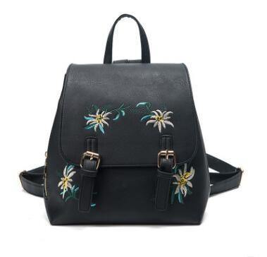 Floral Leather Backpack USA Bargains Express
