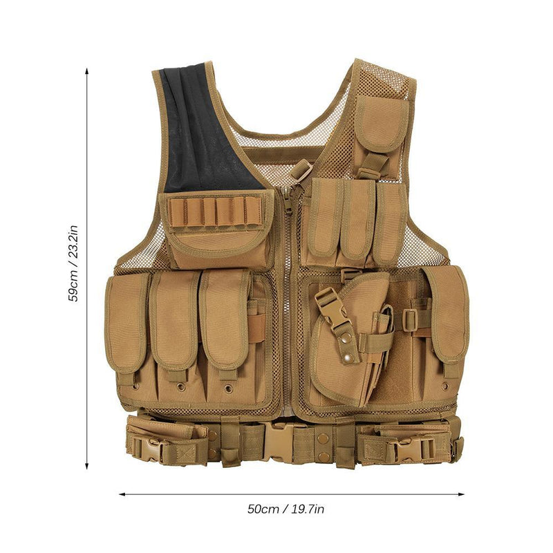 Lixada Molle Armor Load Bearing Tactical Vest USA Bargains Express