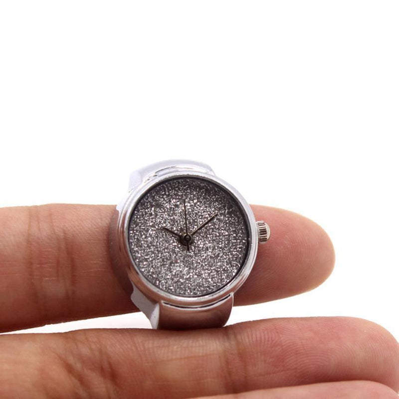 Cool Finger Vintage Stainless Steel Ring Watch USA Bargains Express