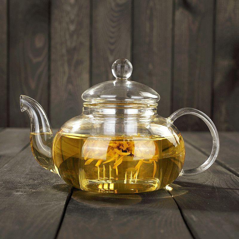 Heat Resistant Glass Teapot with Infuser USA Bargains Express