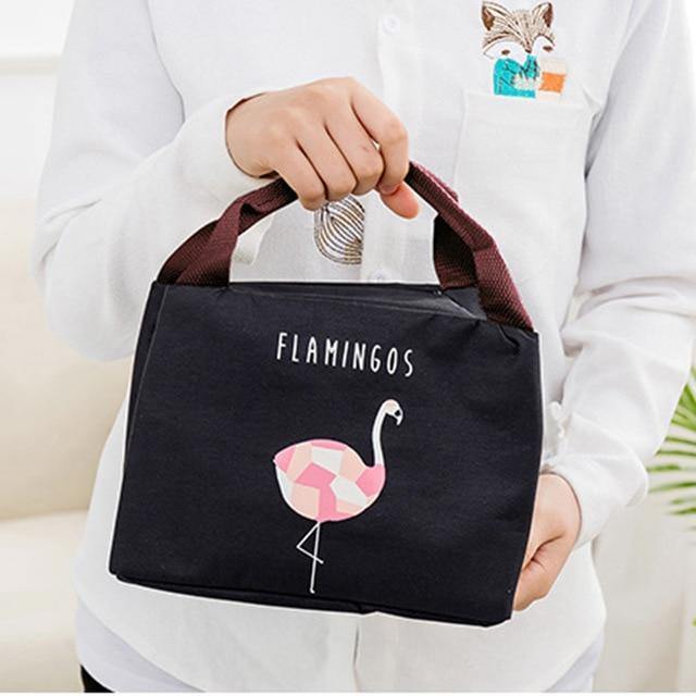Flamingo Insulated Lunch Bag USA Bargains Express