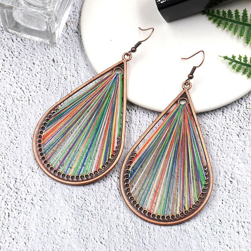 Bohemian String Drop Earrings USA Bargains Express