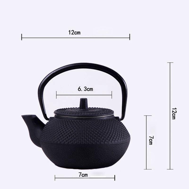 300ml Cast Iron Teapot With Strainer USA Bargains Express