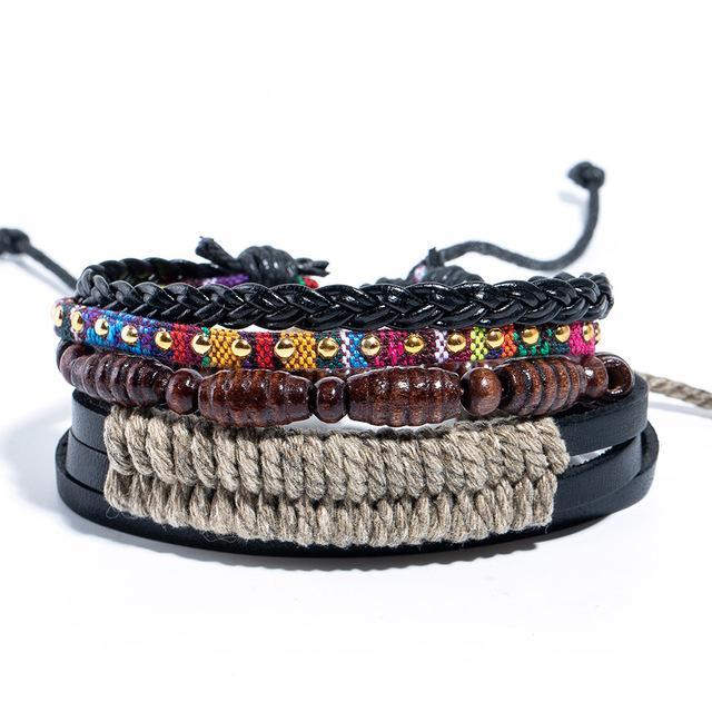 Various Styles Charm Leather Rope Bracelets USA Bargains Express